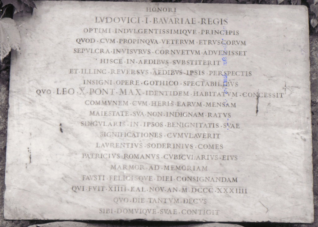 lapide commemorativa - ambito laziale (sec. XIX)